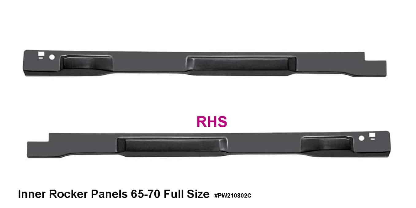 Rocker Panel: 65-70 Full Size - INNER (EA) RHS